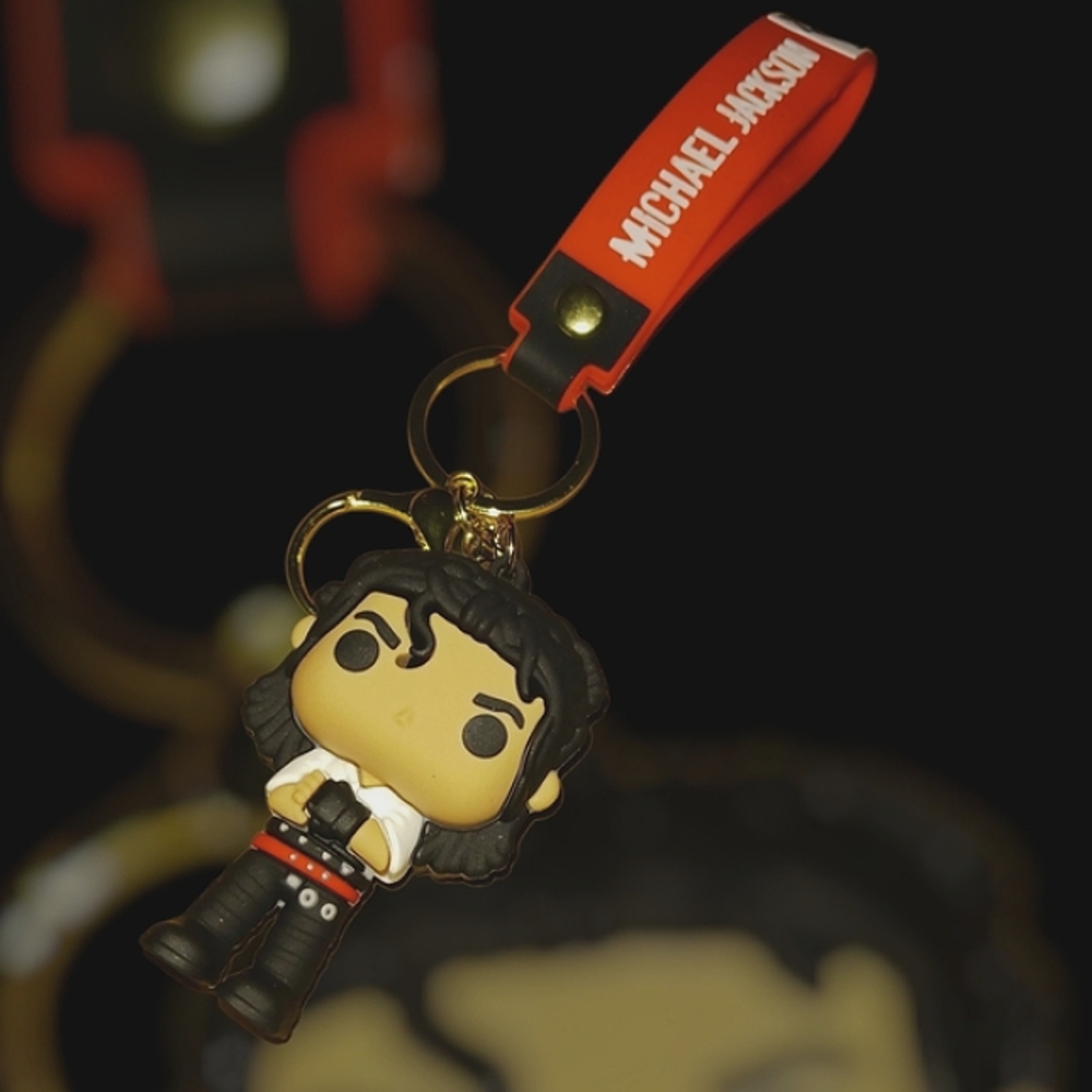 Michael Jackson Keychain